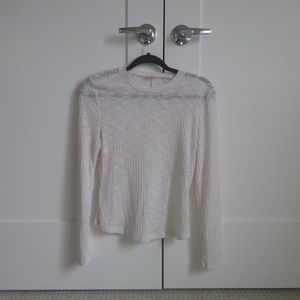 Semi-sheer Free People Long Sleeve